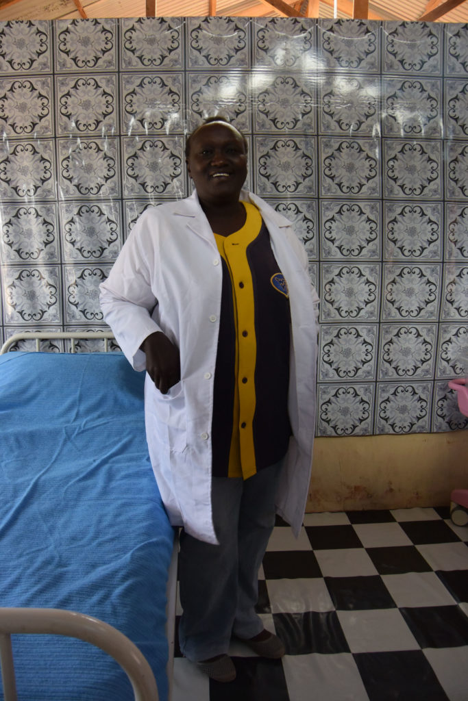 Dr. Angela - zuständige Ärztin beim Masai Mama Africa Center in Olpirikata